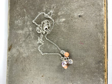 Load image into Gallery viewer, Coral in Pearl Charm Necklace
