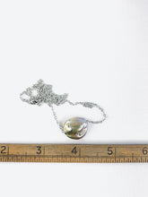 Load image into Gallery viewer, Gem Stud Pearl Slide Necklace