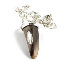 Load image into Gallery viewer, B&W Antler Necklace
