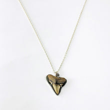 Load image into Gallery viewer, Fossil Shark Tooth Shadow Necklace
