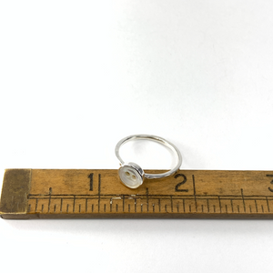 Tiny Button Ring