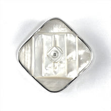Load image into Gallery viewer, White Deco Brooch/Pendant
