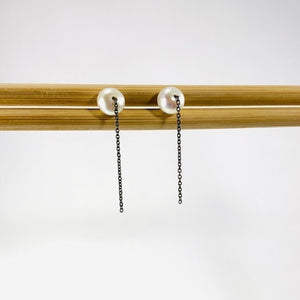 Pearl and Chain Studs