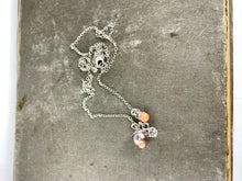Load image into Gallery viewer, Coral in Pearl Charm Necklace
